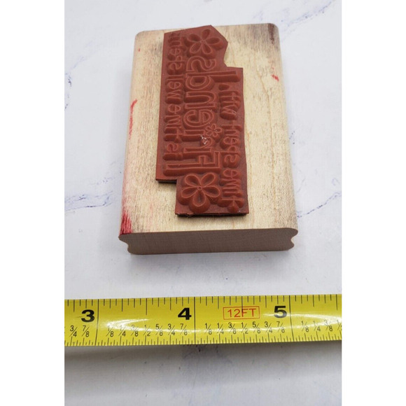 Stampin Up Time Spent With Friends Spring Floral Wood Mounted Rubber Stamp - Picture 7 of 7